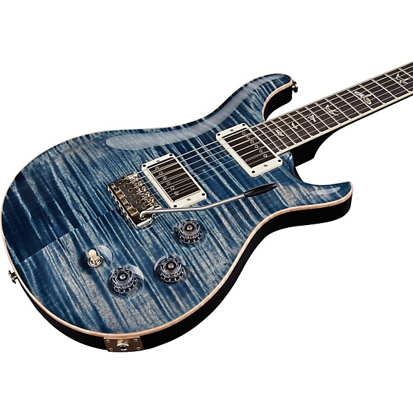 PRS DGT Flame Top Electric Guitar with Bird Inlays Faded Whale Blue