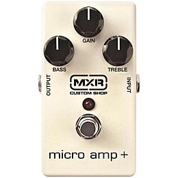 MXR Custom Shop Micro Amp+ Guitar Effects Pedal