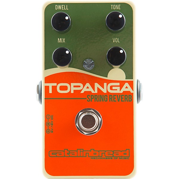Open Box Catalinbread Topanga Spring Reverb Guitar Effects Pedal Level 1