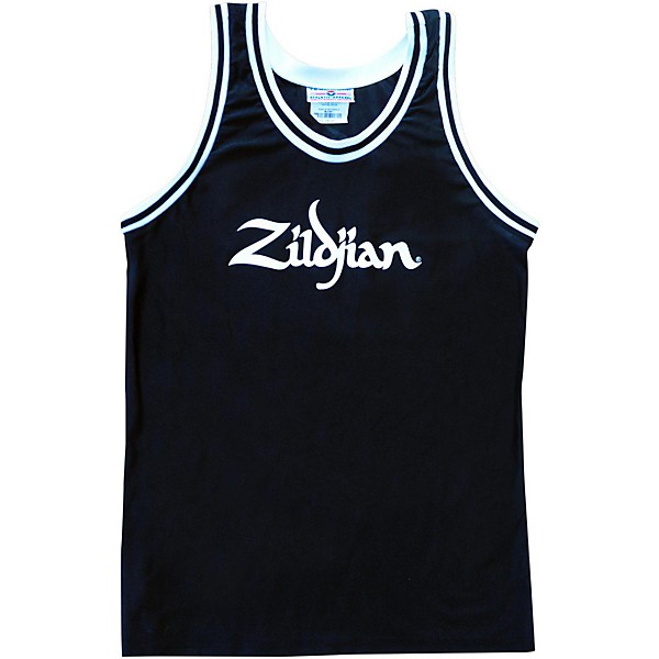 Zildjian Basketball Jersey Black X Large