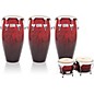 LP Performer Series 3-Piece Conga and Bongo Set with Chrome Hardware Red Fade thumbnail