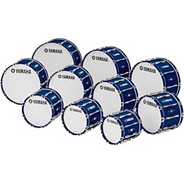 Yamaha 28" x 14" 8300 Series Field-Corps Marching Bass Drum Blue Forest