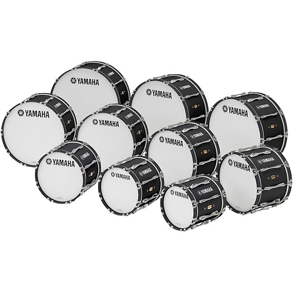 Yamaha 18" x 14" 8300 Series Field-Corps Marching Bass Drum Black Forest