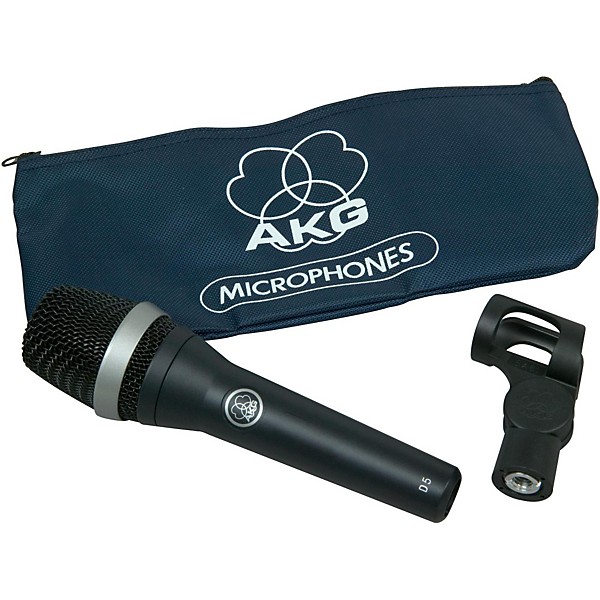AKG D5 Supercardioid Handheld Dynamic Microphone (2-Pack)
