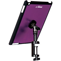 Open Box On-Stage TCM9163 Quick Disconnect Table Edge Tablet Mounting System with Snap-On Cover Level 1 Purple