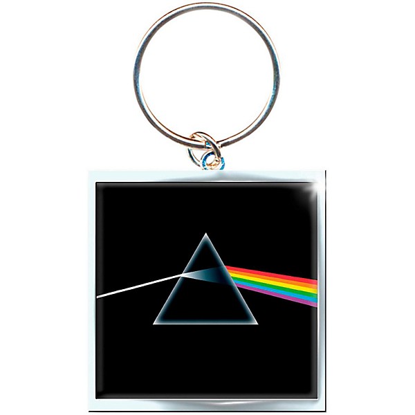 ROCK OFF Pink Floyd Key Ring Dark Side Of The Moon Album Keychain