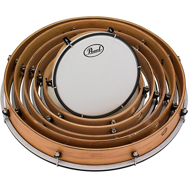 Pearl Key-Tuned Frame Drums Set 8, 10, 12, 14, 16 and 18 in.