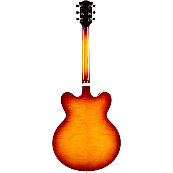 Gibson Custom 2015 L5 Double Cut Hollowbody Electric Guitar Slow Iced Tea Fade