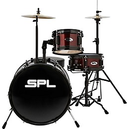 Sound Percussion Labs D1316 Lil Kicker 3-Piece Drum Kit With Throne Wine Red