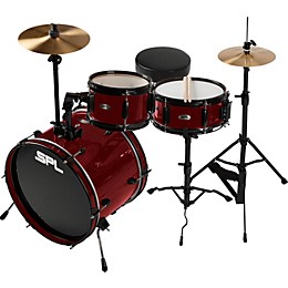 Sound Percussion Labs D1316 Lil Kicker 3-Piece Drum Kit With Throne Wine Red