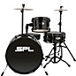 Clearance Sound Percussion Labs D1316 Lil Kicker 3-Piece Drum Kit With Throne Black thumbnail