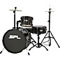 Clearance Sound Percussion Labs D1316 Lil Kicker 3-Piece Drum Kit With Throne Black
