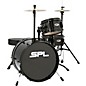 Clearance Sound Percussion Labs D1316 Lil Kicker 3-Piece Drum Kit With Throne Black