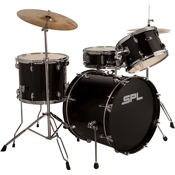 Open Box Sound Percussion Labs Unity 4-Piece Drum Set with Hardware Level 1 Black