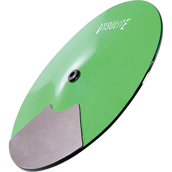 Pintech VisuLite Professional Dual Zone Chokeable Crash Cymbal 16 in. Fluorescent Green