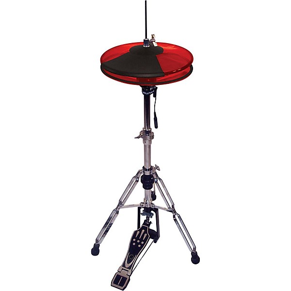 Pintech VisuLite Professional Hi-Hat Cymbals with Triggered Bell and Included Controller 13 in. Translucent Red