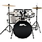 Sound Percussion Labs Unity 5-Piece Drum Set with Hardware, Cymbals and Throne White thumbnail
