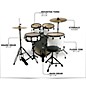 Sound Percussion Labs Unity 5-Piece Drum Set with Hardware, Cymbals and Throne White