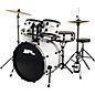 Sound Percussion Labs Unity 5-Piece Drum Set with Hardware, Cymbals and Throne White