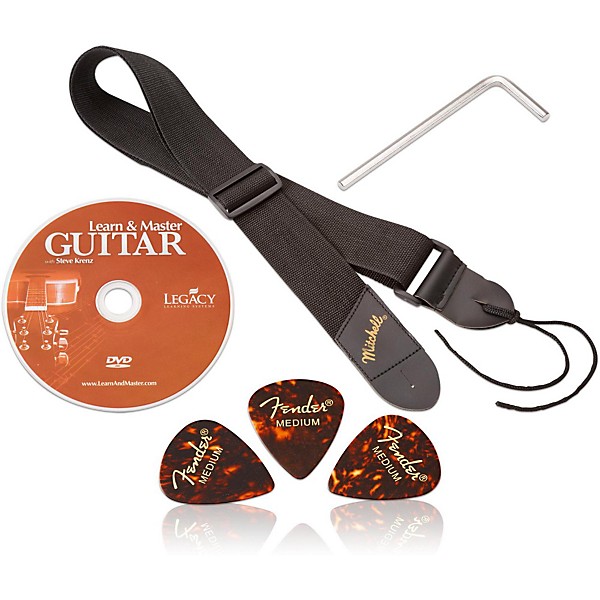 Clearance Mitchell MD100PK Dreadnought Acoustic Guitar Pack Natural