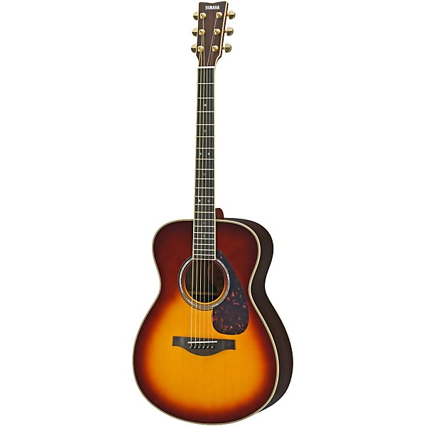 Open Box Yamaha LS16R L Series Solid Rosewood/Spruce Concert Acoustic-Electric Guitar Level 2 Brown Sunburst 190839067418