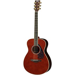 Open Box Yamaha LS16R L Series Solid Rosewood/Spruce Concert Acoustic-Electric Guitar Level 1 Dark Tinted Natural