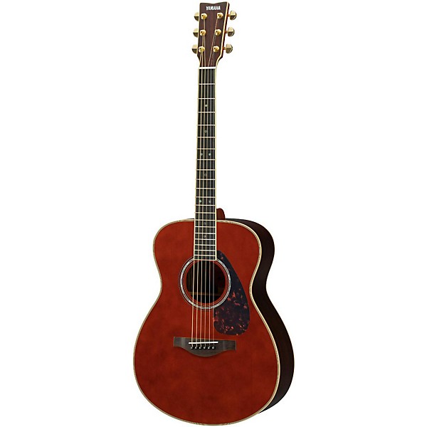 Open Box Yamaha LS16R L Series Solid Rosewood/Spruce Concert Acoustic-Electric Guitar Level 1 Dark Tinted Natural