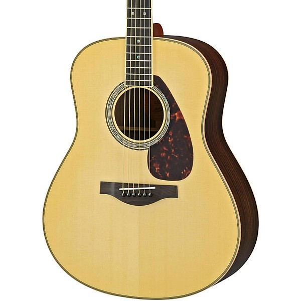 Yamaha LL16R L Series Solid Rosewood/Spruce Dreadnought Acoustic-Electric Guitar Natural