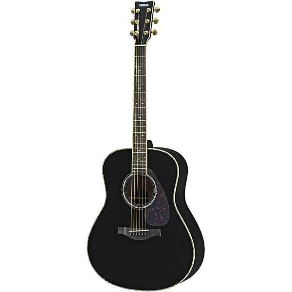 Yamaha LL16DR L Series Solid Rosewood/Spruce Dreadnought Acoustic-Electric Guitar Black