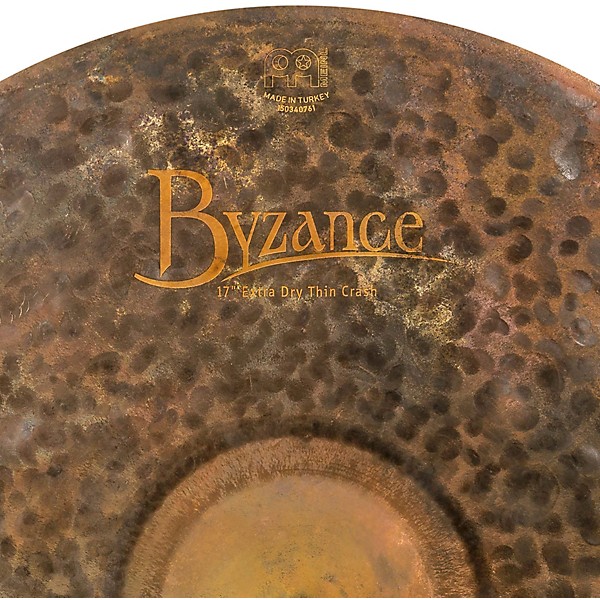 MEINL Byzance Extra Dry Thin Crash Cymbal 17 in.