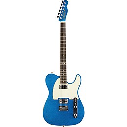 Fender Custom Shop Double TV Jones Relic Telecaster Electric Guitar Blue Sparkle