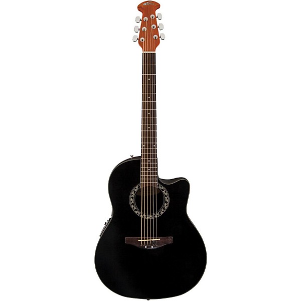 Open Box Applause Balladeer Mid Depth Bowl Acoustic-Electric Guitar Level 1 Black