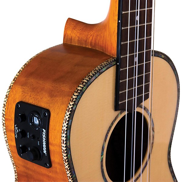 Open Box Lanikai SOT-6EK 6-String Acoustic-Electric Tenor Ukulele Level 2 Regular 190839193612