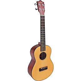 Lanikai Solid Spruce Top TunaUke Equipped Concert Ukulele