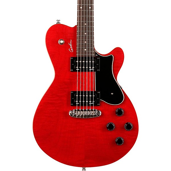 Open Box Godin Core HB GT Electric Guitar Level 1 Transparent Red