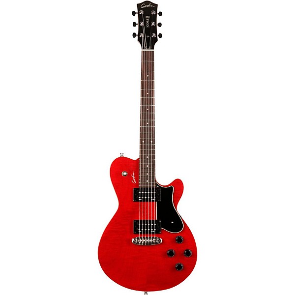Open Box Godin Core HB GT Electric Guitar Level 1 Transparent Red