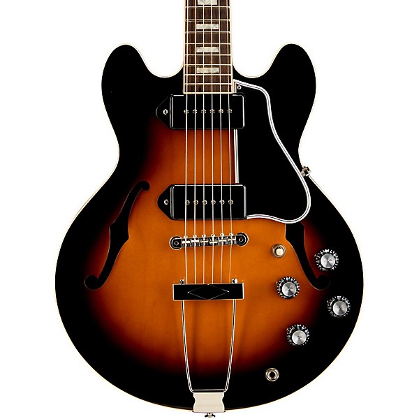 Gibson ES-390 with P-90's Hollow Electric Guitar Vintage Dark Burst