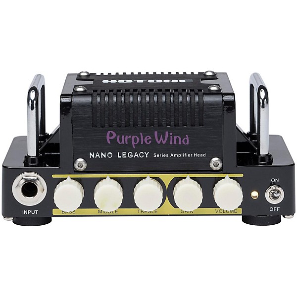 Open Box Hotone Effects Nano Legacy Purple Wind Guitar Amplifier Head Level 2  888365518565