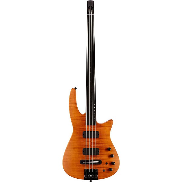 NS Design CR4 Fretless Electric Bass Guitar Satin Amber