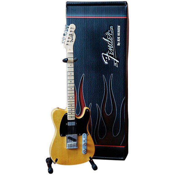 Axe Heaven Fender Telecaster Butterscotch Blonde Miniature Guitar Replica Collectible