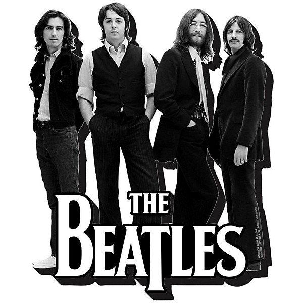 Hal Leonard The Beatles Black and White - Chunky Magnet