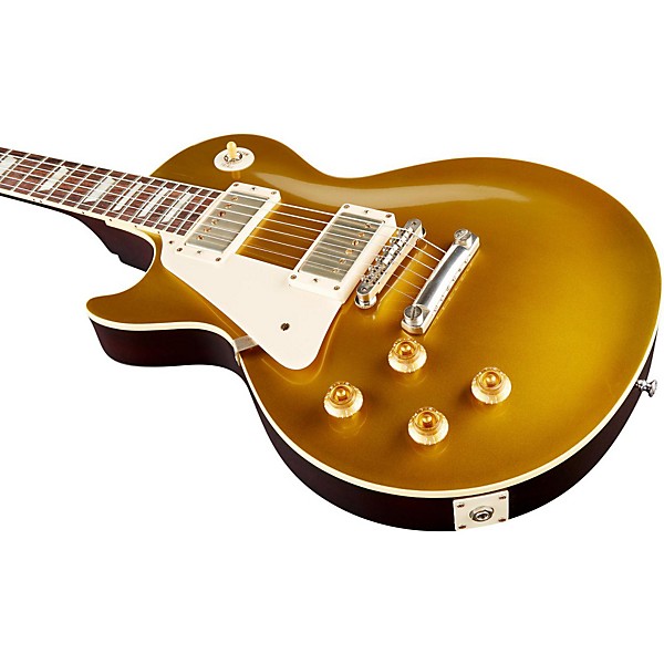 Gibson Custom 2014 1957 Les Paul Goldtop Darkback VOS Left-Handed Electric Guitar Antique Gold