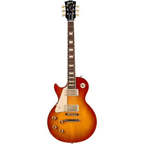 Gibson Custom 2014 1958 Les Paul Plaintop VOS Left-Handed Electric Guitar Washed Cherry