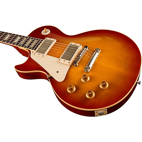 Gibson Custom 2014 1958 Les Paul Plaintop VOS Left-Handed Electric Guitar Washed Cherry