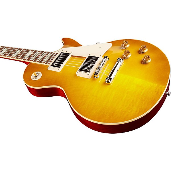 Gibson Custom 2014 1958 Les Paul Plaintop GLOSS Electric Guitar Lemon Burst
