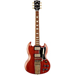 Gibson Custom SG Standard Reissue Maestro VOS Electric Guitar Faded Cherry