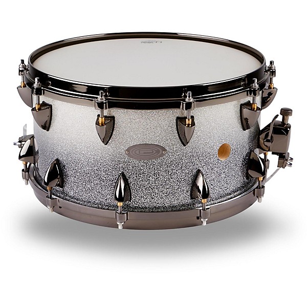 Open Box Orange County Drum & Percussion 25-Ply Maple Vented Snare Drum Level 1 14 x 7 in. Silver Sparkle Fade
