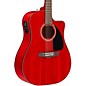 Fender Classic Design Series CD-140SCE Mahogany Cutaway Dreadnought Acoustic-Electric Guitar Cherry Red thumbnail