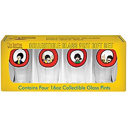 Boelter Brands Beatles Yellow Submarine Port Hole Pint Set (4 Pack) 16 oz.