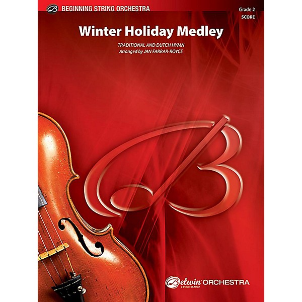 Alfred Winter Holiday Medley String Orchestra Grade 2 Set